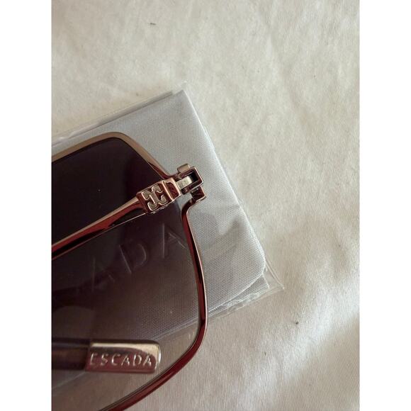 New Escada Women\'s Polarized Rose Gold Square Sunglasses main image 5